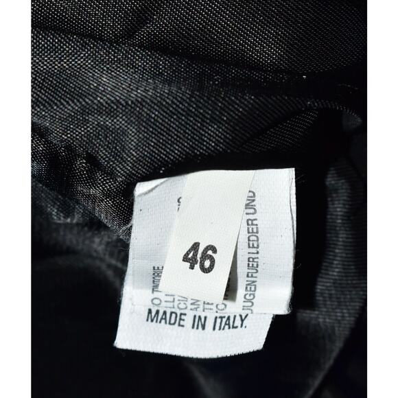 B2 NWT ORDINARY PEOPLE Black Metallic Suede Side Zip Hi Rise Pants Size 12 $615 - Picture 8 of 9